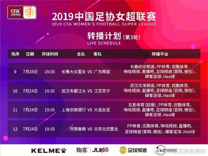 敢热爱 耀出色 | 2019女超联赛第二轮 主队三胜一平